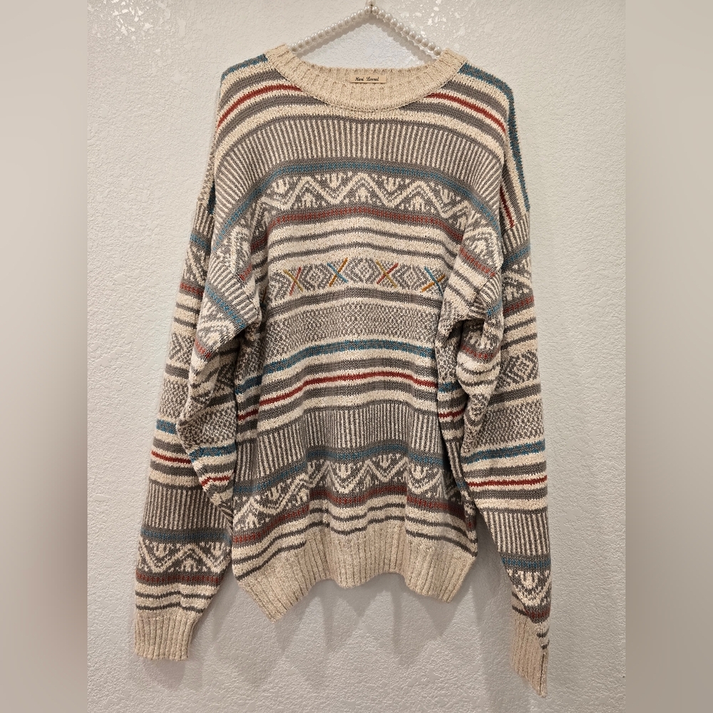 River Brand Arrow Vintage Hand Loomed Sweater Size XL